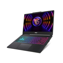 MSI CYBORG 15 A13VEK-1050PH CORE I7-13620H 8GB DDR5 MEM 512GB SSD RTX 4050 6GB VRAM 15.6" FHD IPS 144HZ WIN11 TRANSLUCENT BLACK WITH BAG