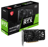 MSI GEFORCE RTX 3050 6GB GDDR6 VENTUS 2X E 6G OC GRAPHICS CARD