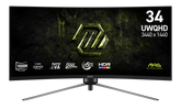 MSI MAG 345CQRF E20 34" 200HZ UWQHD 3440*1440 CURVED GAMING MONITOR