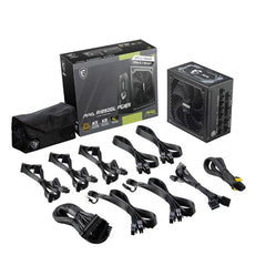 MSI MAG A1250GL 1250WATTS PCIE5 80PLUS GOLD FULL-MODULAR POWER SUPPLY