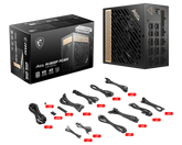 MSI MEG AI1300P 1300WATTS PCIE5 80PLUS PLATINUM FULL-MODULAR POWER SUPPLY