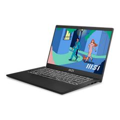 MSI MODERN 14 C12MO-893PH CORE 13-1215U 8GB MEM 512GB SSD 14" FHD IPS 60HZ WIN11 BLACK with SLEEVE