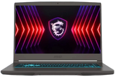 MSI THIN 15 B13UC-3473PH LAPTOP CORE I7-13620H 16GB DDR4 MEM 512GB SSD RTX 3050 4GB VRAM 15.6" FHD IPS 144HZ WIN11 HOME COSMOS GRAY WITH BAG