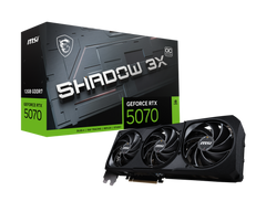 MSI GEFORCE RTX 5070 12GB GDDR7 SHADOW 3X OC GRAPHICS CARD