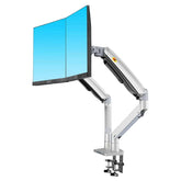 NORTH BAYOU F195A 22"-32" DESKMOUNT SILVER BRACKET WALL MOUNT