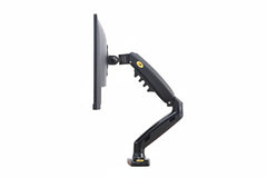 NORTH BAYOU F80 17"-30" MATTE CHARCOAL BRACKET DESK MOUNT