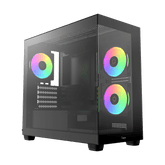 OCYPUS GAMMA C52 BLACK MINI-TOWER WITH ARGB FAN PC CASE