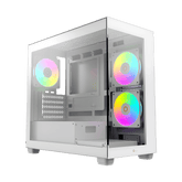 OCYPUS GAMMA C52 WHITE MINI-TOWER WITH ARGB FAN PC CASE
