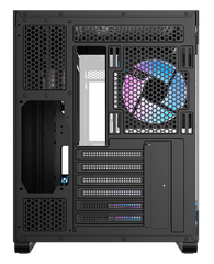 OCYPUS IOTA C70 PANORAMIC WITH 6 ARGB FAN BLACK PC CASE