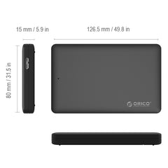 ORICO 2577U3-BK USB 3.0 ENCLOSURE 2.5'