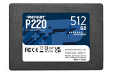 PATRIOT P220 512GB 9SE00171-P220S512G25 SOLID STATE DRIVE SATA 2.5