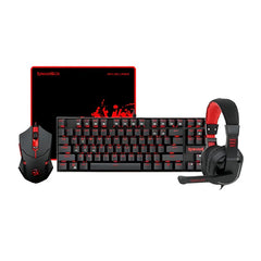 REDRAGON K552-BB-2 4IN1 KEYBOARD/MOUSE/HEADSET/MOUSEPAD GAMING SET