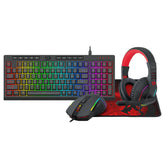 REDRAGON S148 GAMING ESSENTIALS 4 IN 1 BLACK GAMING SET