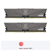 TEAMGROUP 16GB (2X8GB) PC3600 T-CREATE EXPERT TITANIUM TTCED416G3600HC18JDC01 DDR4 DIMM MEMORY