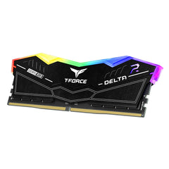 TEAMGROUP 64GB (2X32GB) PC6000 T-FORCE DELTA RGB BLACK FF3D564G6000HC38JDC01 DDR5 DIMM MEMORY