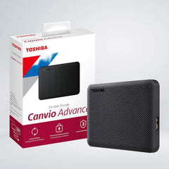 TOSHIBA 4TB CANVIO ADVANCE BLACK HDTCA40AK3CA EXTERNAL HARD DRIVE