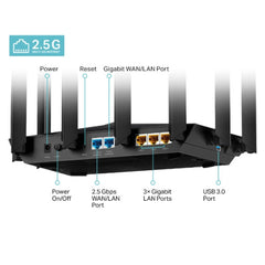 TP LINK ARCHER AX80 AX6000 8-STREAM WI-FI 6 WITH 2.5G PORT ROUTER