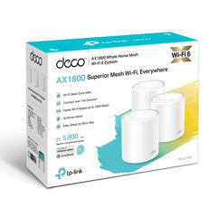 TP LINK DECO X20 AX1800 3PACK SUPERIOR MESH WI-FI 6 ROUTER