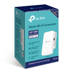 TP LINK RE330 AC1200 DUAL BAND WIFI EXTENDER