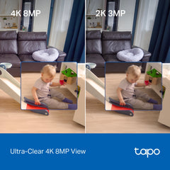 TP LINK TAPO C250 4K UHD PAN/TILT AI HOME SECURITY SMART SECURITY CAMERA