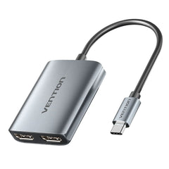 VENTION ACZHB TYPE C TO HDMI DUAL MST 0.15M GRAY ADAPTER