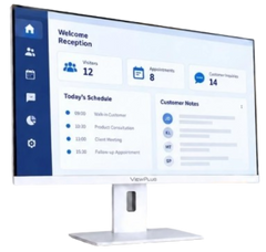 VIEWPLUS AIZ-1235U AIO DESKTOP CORE I5-1235U 16GB DDR4 MEM 512GB SSD 23.8" 1080P 60HZ WIN10 WHITE