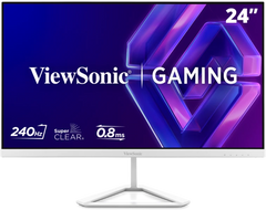 VIEWSONIC VX24G30-W 24" FHD IPS 240HZ WHITE GAMING MONITOR