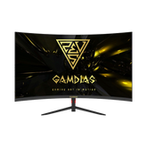 GAMDIAS ATLAS HD24C II 24" VA 180HZ FHD CURVED GAMING MONITOR