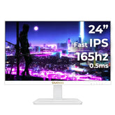 GAMDIAS VENUS HD241FW 23.8" IPS 165HZ FHD WHITE GAMING MONITOR