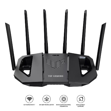 ASUS TUF Gaming BE6500 Dual Band WiFi 7 Gaming Router