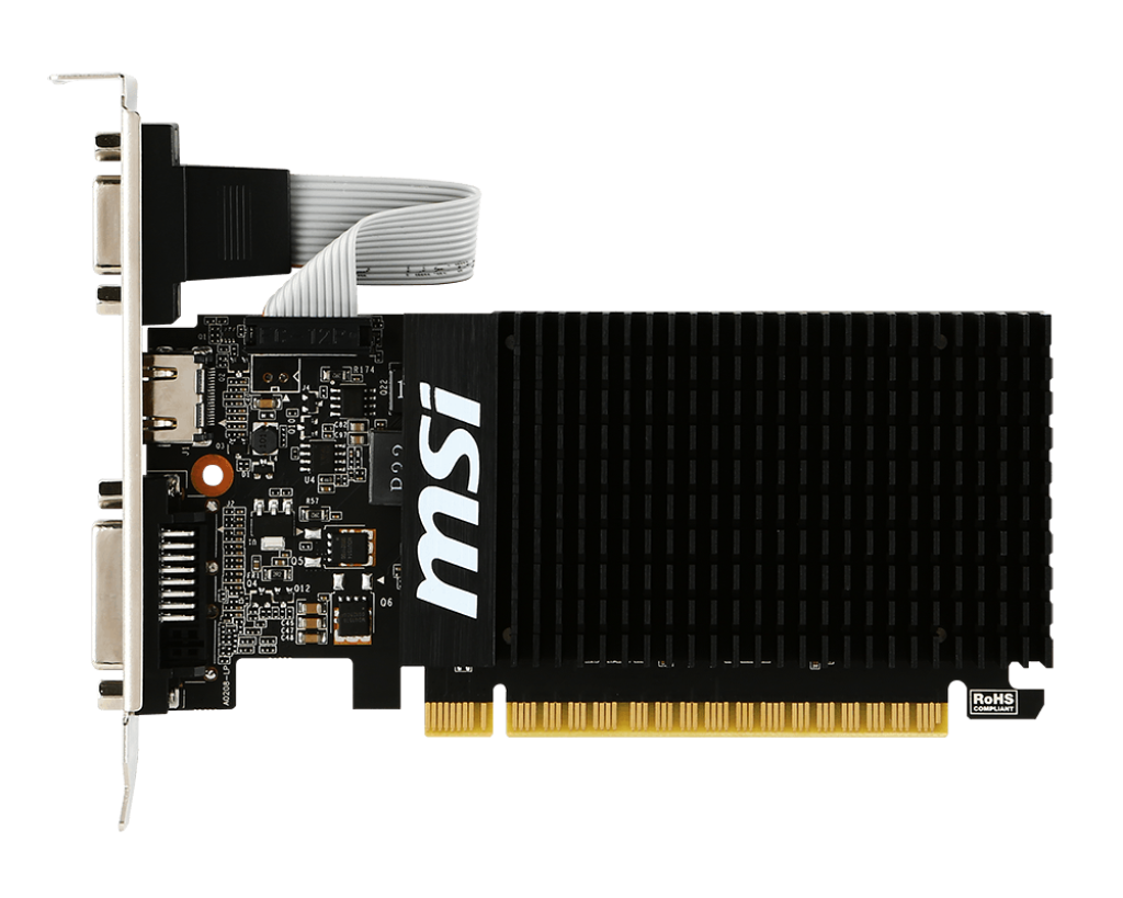 Lp Graphics Card MSI GEFORCE GT 710 2GB DDR3 2GD3H LP GRAPHICS CARD – MF Computer Solutions