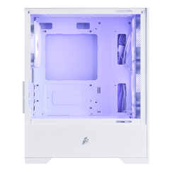 1STPLAYER GO2 W/ MESH FRONT/TG-SIDE USB3 (NO FANS) WHITE MATX PC CASE
