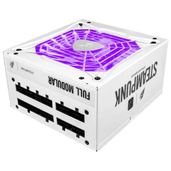 1STPLAYER STEAMPUNK PS-750AX 750W 80PLUS SILVER FULL MODULAR W/7-COLOR LED WHITE POWER SUPPLY