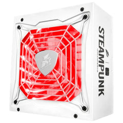 1STPLAYER STEAMPUNK PS-750AX 750W 80PLUS SILVER FULL MODULAR W/7-COLOR LED WHITE POWER SUPPLY