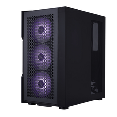 1STPLAYER TRILOBITE T7 MESH W/ TG SIDE (NO FANS) BLACK ATX PC CASE