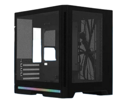 1STPLAYER STEAMPUNK SP6-GO MESH WITH ARGB/TG-SIDE (NO FANS) BLACK MATX PC CASE