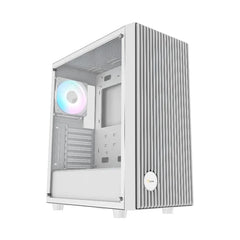 OCYPUS GAMMA C70 WHITE WITH 4 ARGB FAN PC CASE