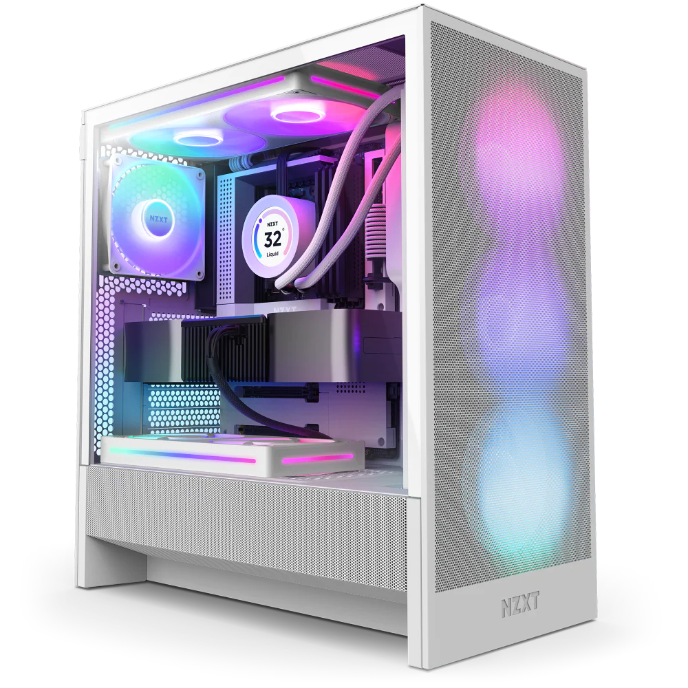 NZXT H5 FLOW RGB WHITE CC-H52FW-01 PC CASE