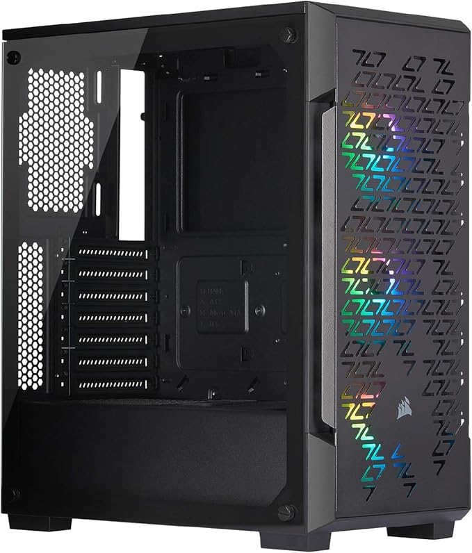 CORSAIR ICUE 220T RGB AIRFLOW TEMPERED GLASS MID TOWER SMART BLACK CS-CC-9011173-WW PC CASE