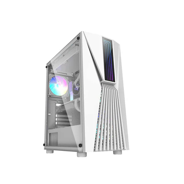 FRONTIER VESTA WHITE 3*12CM LED FAN PC CASE
