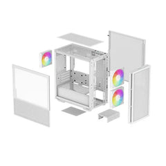 DEEPCOOL CH360 WHITE R-CH360-WHAPE3-G-1 PC CASE