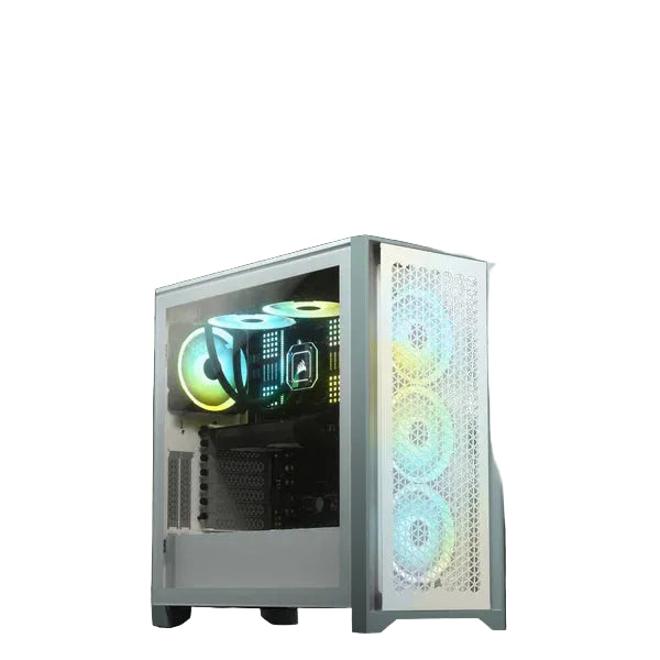CORSAIR 4000D TEMPERED GLASS WHITE PC CASE