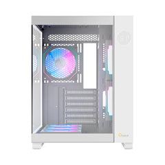 OCYPUS IOTA C70 PANORAMIC WITH 6 ARGB FAN WHITE PC CASE