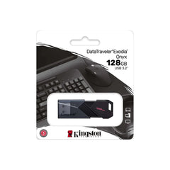 KINGSTON 128GB DATATRAVELER EXODIA ONYX DTXON/128GB USB 3.2 USB FLASH DRIVE