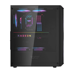 DARKFLASH DK352 PLUS BLACK PC CASE