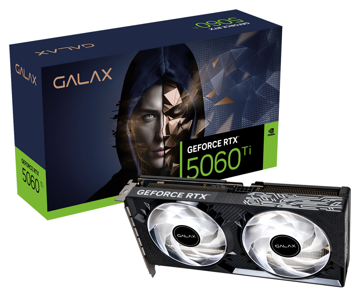 GALAX GEFORCE RTX 5060TI 1-CLICK OC V2 16GB GDDR7 GRAPHICS CARD