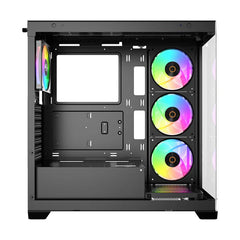 OCYPUS GAMMA C72 BLACK MID-TOWER WITH ARGB FAN PC CASE