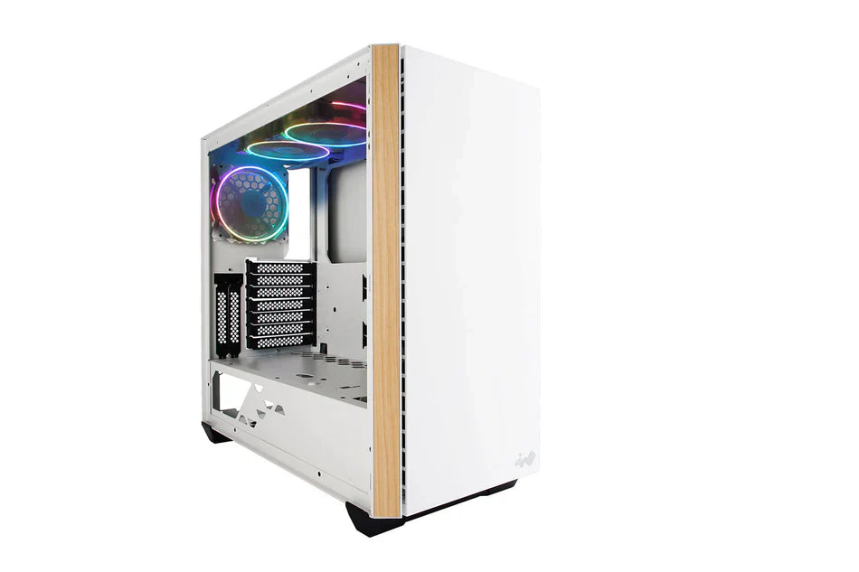 INWIN 216 MID TOWER WHITE 3XSIRIUS FAN PC CASE