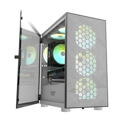 DARKFLASH DLM21 WHITE MESH PC CASE