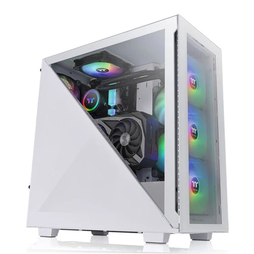 THERMALTAKE DIVIDER 300 TG ARGB SNOW PC CASE
